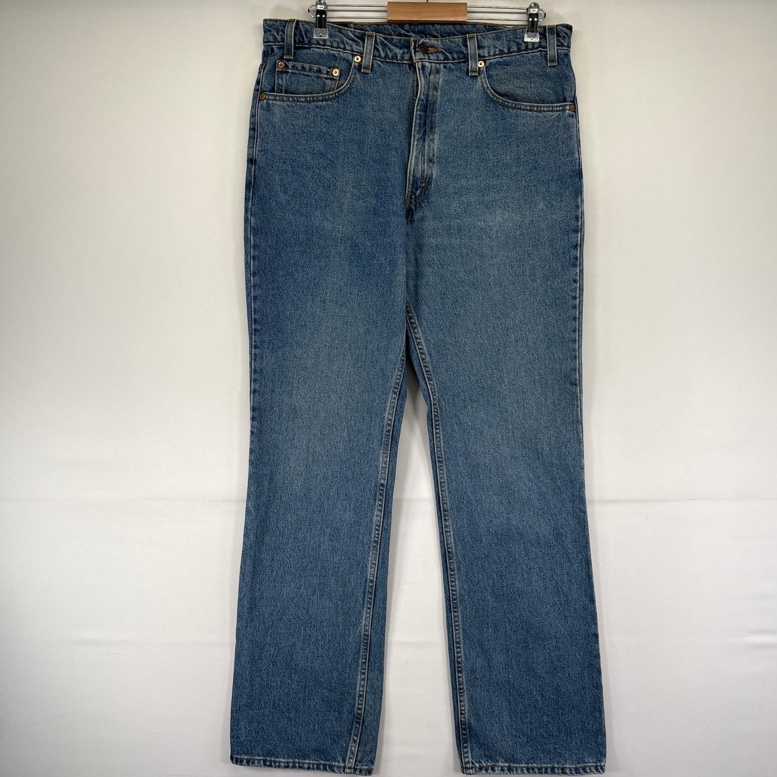 古着 90's/90年代 リーバイス Levi's USA製 デニム パンツ 517 ブーツカット フレア ジーパン w38 L34  ブルー系 メンズ