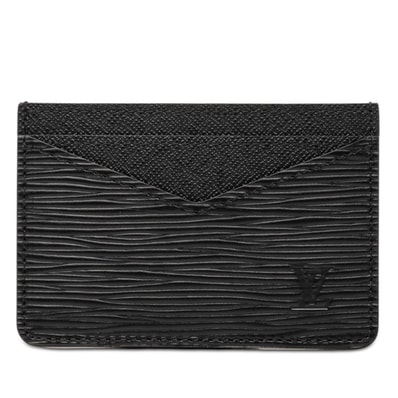 ルイ ヴィトン エピ ネオ ポルトカルト カードケース パスケース M67210 ノワール ブラック レザー レディース LOUIS VUITTON 【中古】
