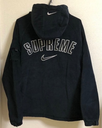 Supreme / Nike Arc Corduroy Hooded Jacket "Black"