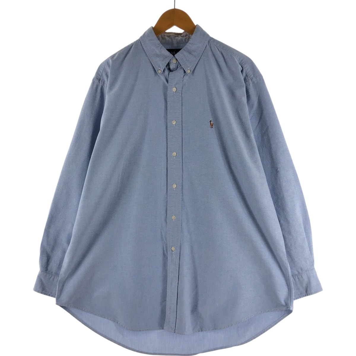 古着 ラルフローレン Ralph Lauren YARMOUTH 長袖 ボタンダウンシャツ メンズL相当/eaa540711