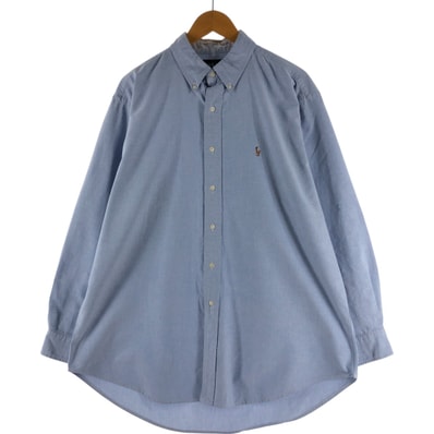 古着 ラルフローレン Ralph Lauren YARMOUTH 長袖 ボタンダウンシャツ メンズL相当/eaa540711