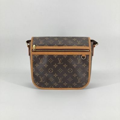 LOUIS VUITTON(ルイ・ヴィトン) ボスフォール メッセンジャーPM レザー モノグラムキャンバス ゴールド金具 M40106 ショルダーバッグ ブラウン×ゴールド