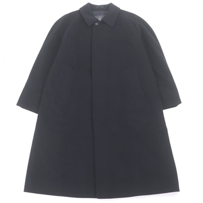 美品 バーバリー ステンカラーコート ネイビー メンズ 94-175-6