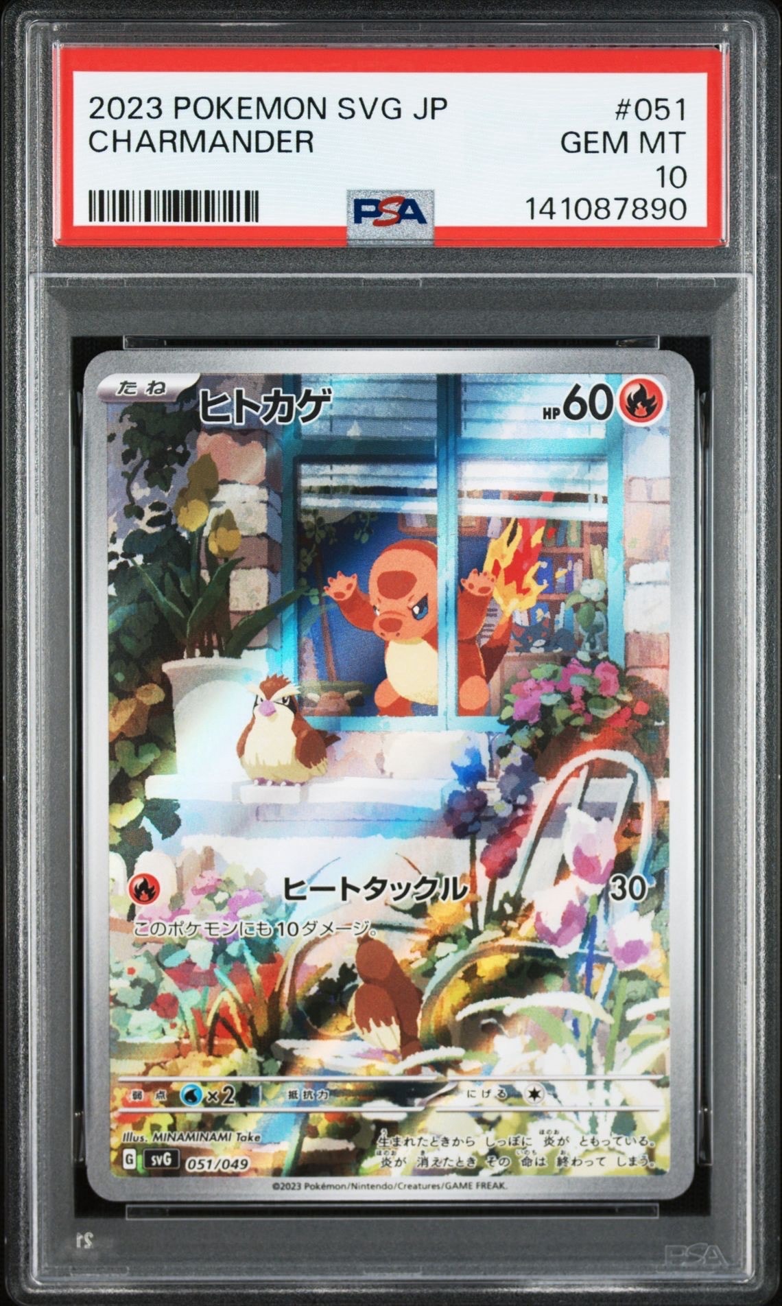 ヒトカゲ :フルイラスト [SVG 051/049](スペシャルデッキセットex「フシギバナ・リザードン・カメックス」)