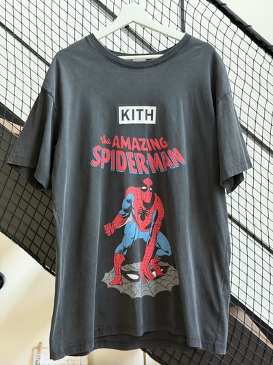 Marvel x Kith Spider-Man Allies Vintage Tee "Black"