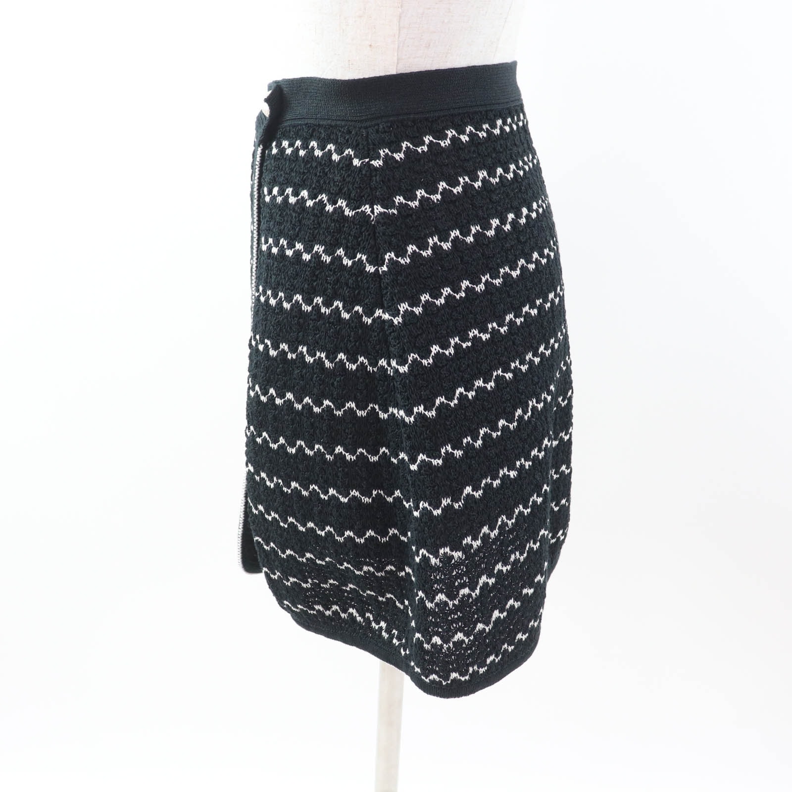 B (目立った傷や汚れなし)】美品 シャネル ラップスカート ブラック