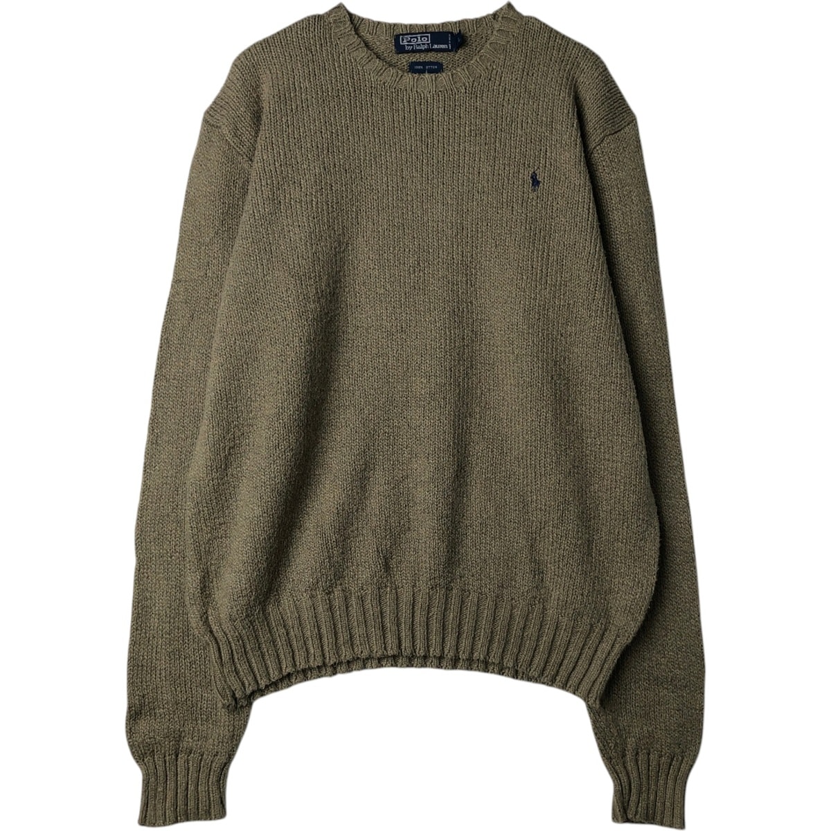 古着 ラルフローレン Ralph Lauren POLO by Ralph Lauren コットンニットセーター メンズL相当/eaa627090