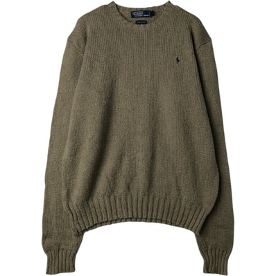 古着 ラルフローレン Ralph Lauren POLO by Ralph Lauren コットンニットセーター メンズL相当/eaa627090