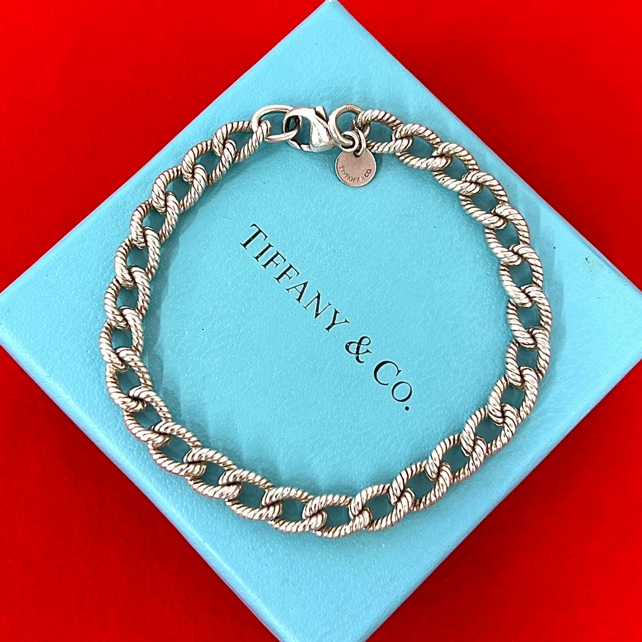 TIFFANY&Co. ティファニー ツイスト ロープ チェーン ブレスレット シルバー925 ブレスレット シルバー
24729