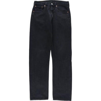 古着 リーバイス Levi's 501 ユーロモデル ブラックデニム ストレートデニムパンツ メンズw30相当/eaa615387
