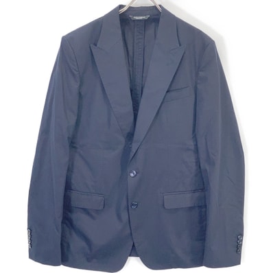 ドルチェアンドガッバーナ ネイビー TAORMINA GKP0ET ダブルジャケット 50