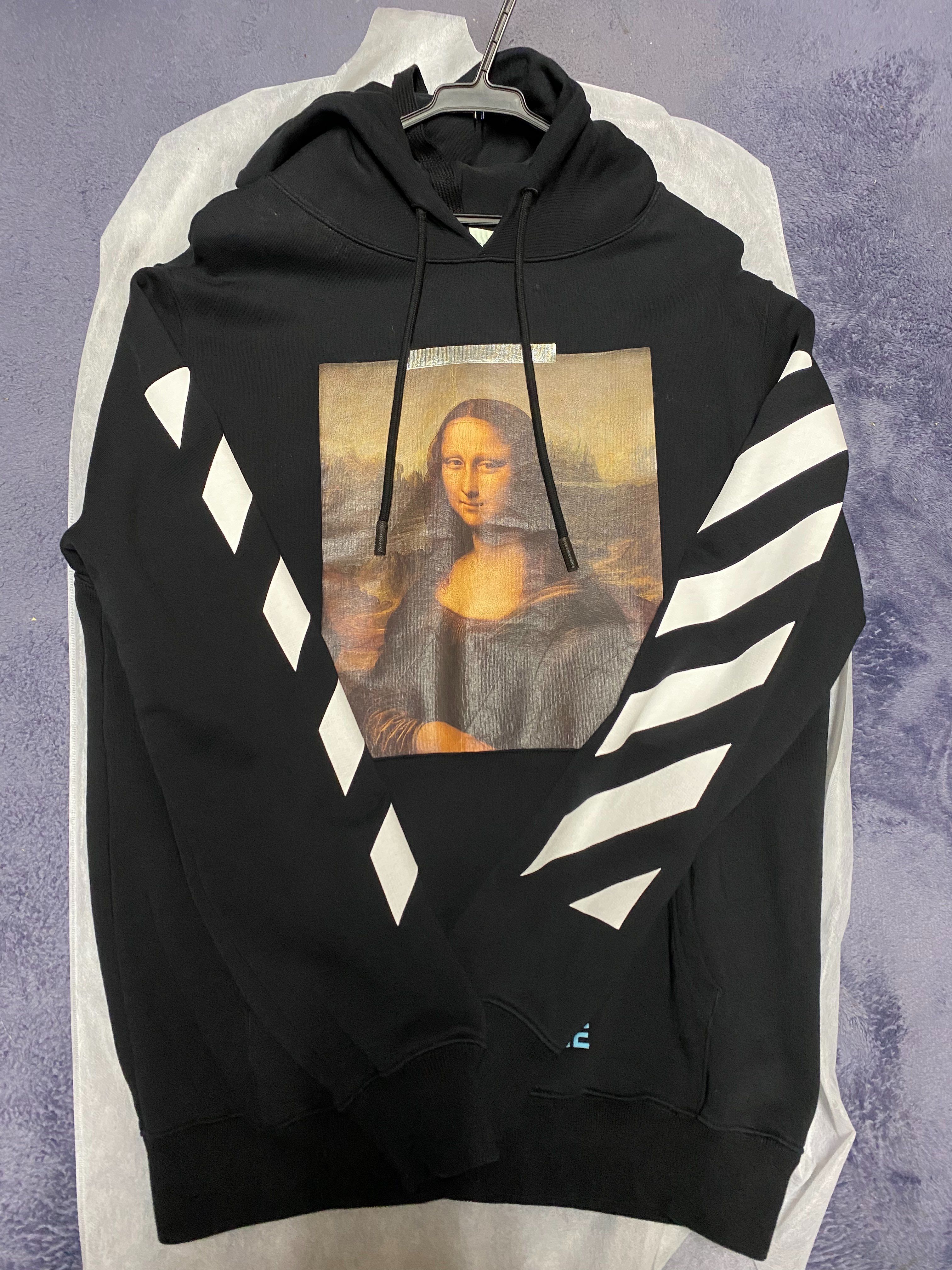 OFF-WHITE DIAGONAL MONALISA HOODY "Black"