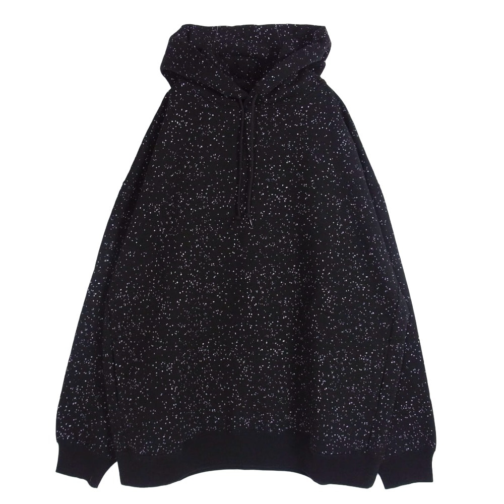 COOTIE クーティー パーカー CTE-21S343 Splatter Print Pullover Parka スウェット パーカ ブラック系 L【極上美品】【中古】