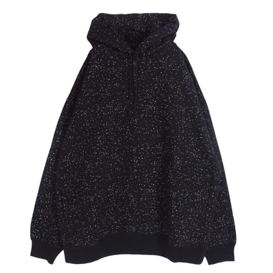 COOTIE クーティー パーカー CTE-21S343 Splatter Print Pullover Parka スウェット パーカ ブラック系 L【極上美品】【中古】