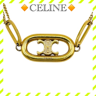 CELINE Maillon Triomphe Bracelet "Gold"