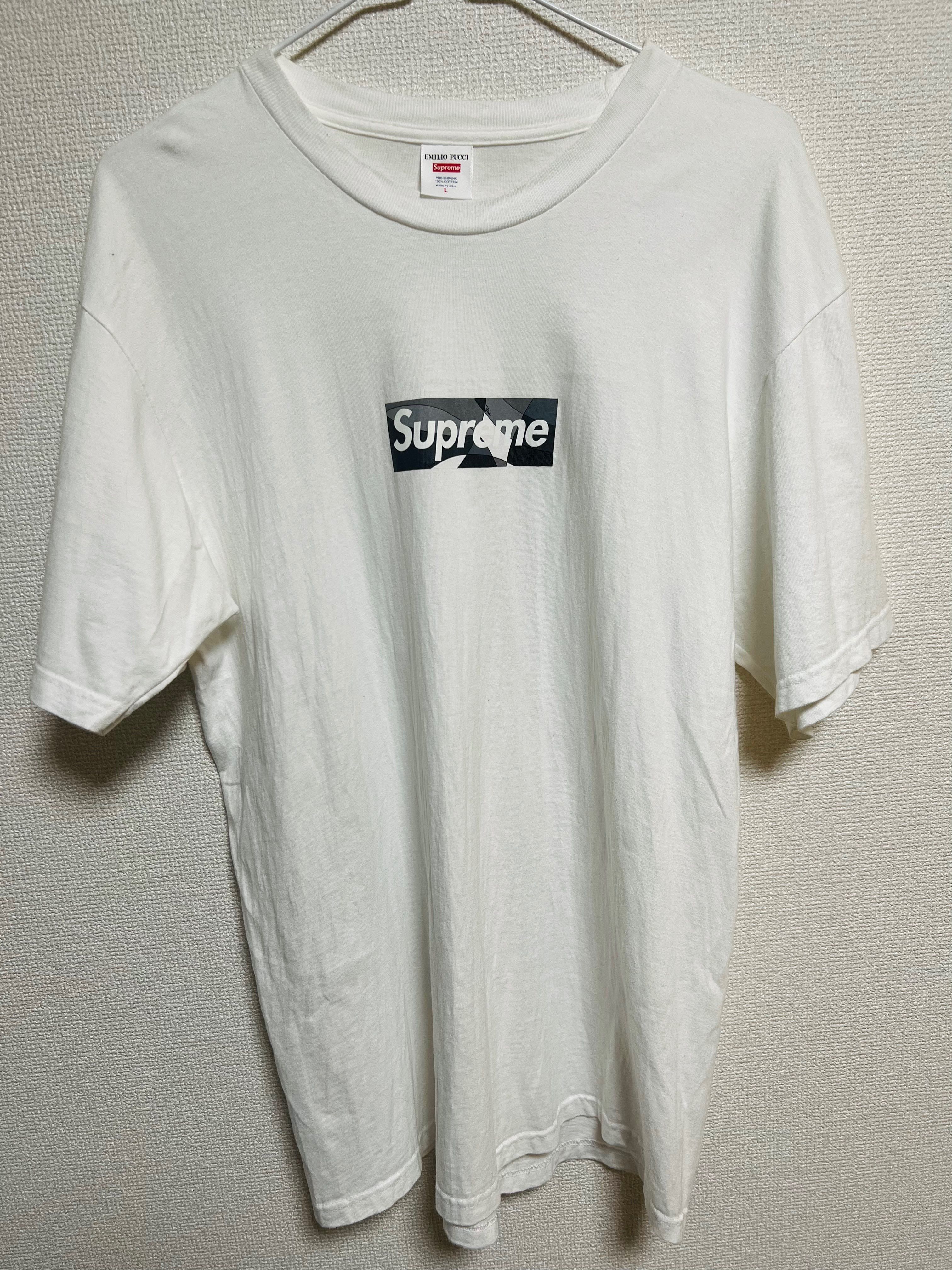 Supreme / Emilio Pucci® Box Logo Tee "White/Black"