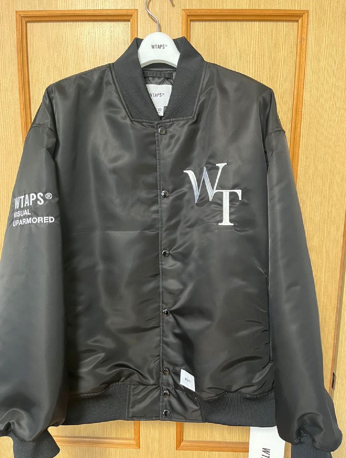 Wtaps Team / Jacket / Nylon. Twill. League "Black"