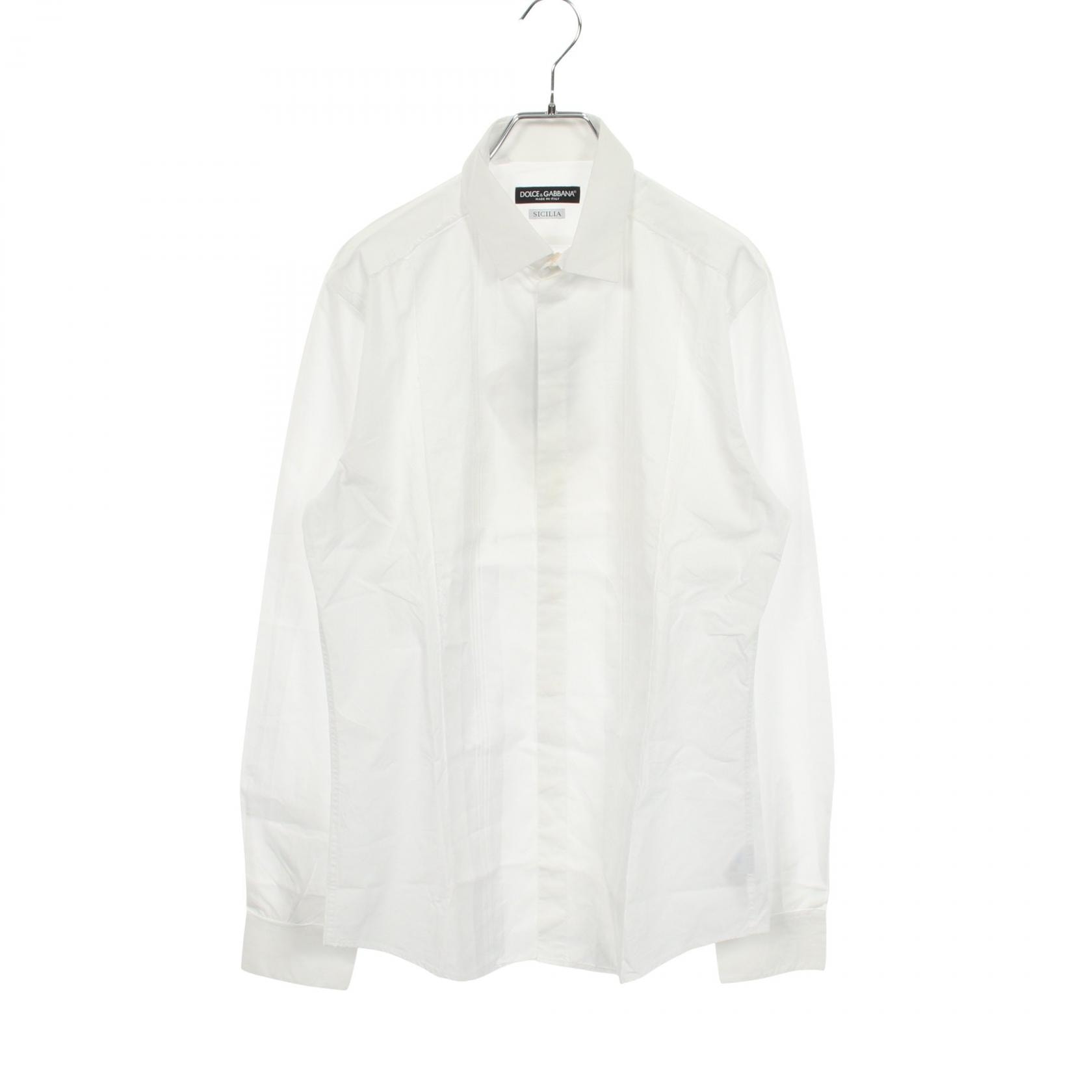 ドルチェアンドガッバーナ DOLCE & GABBANA カットオフ 衣料品 トップス コットン メンズ ホワイト系 【中古】