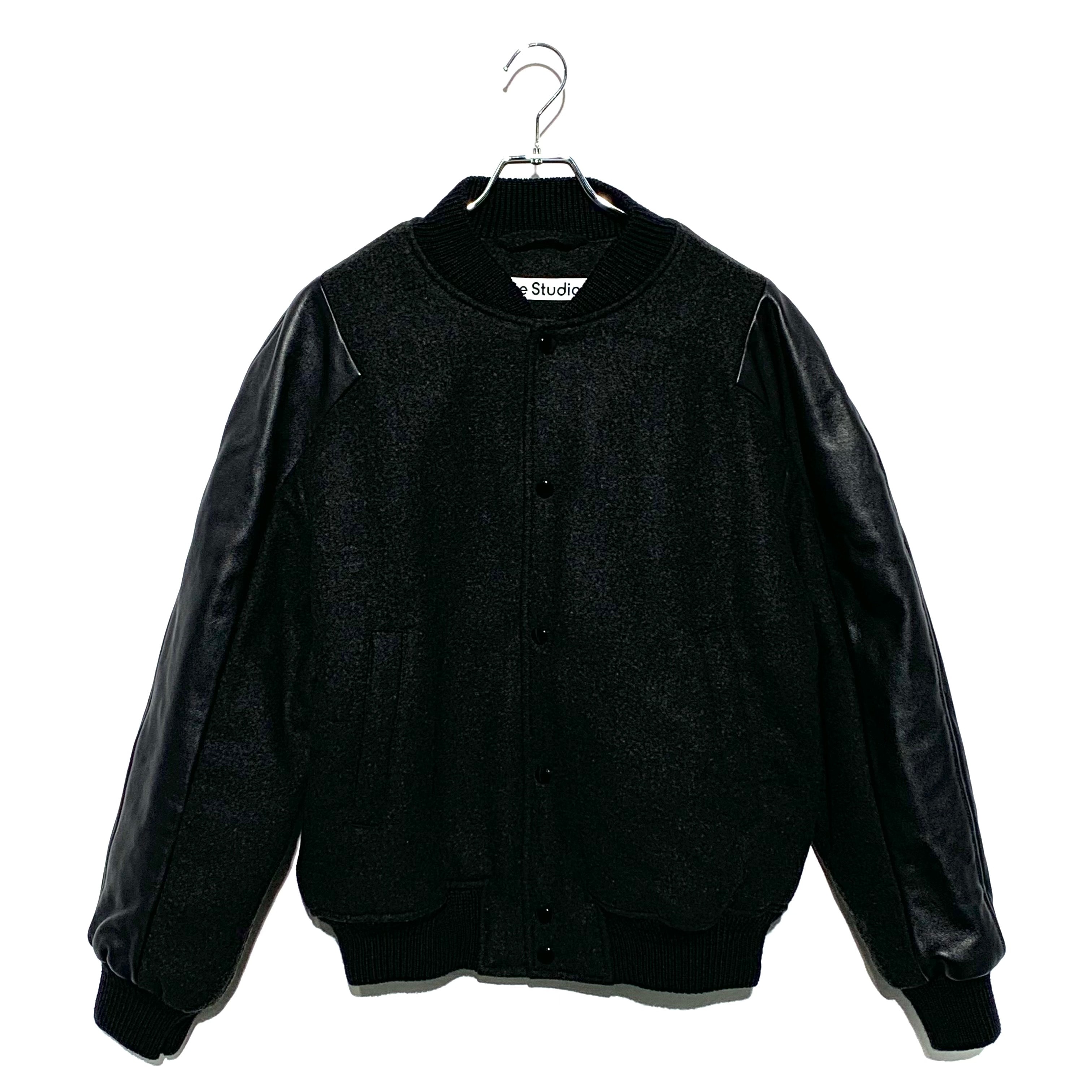 Acne Studios Wool Bomber Jacket Black 