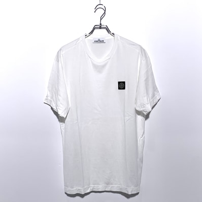 STONE ISLAND コンパスロゴTee White