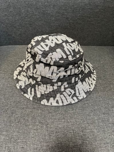 Supreme Fat Tip Jacquard Denim Crusher "Black"