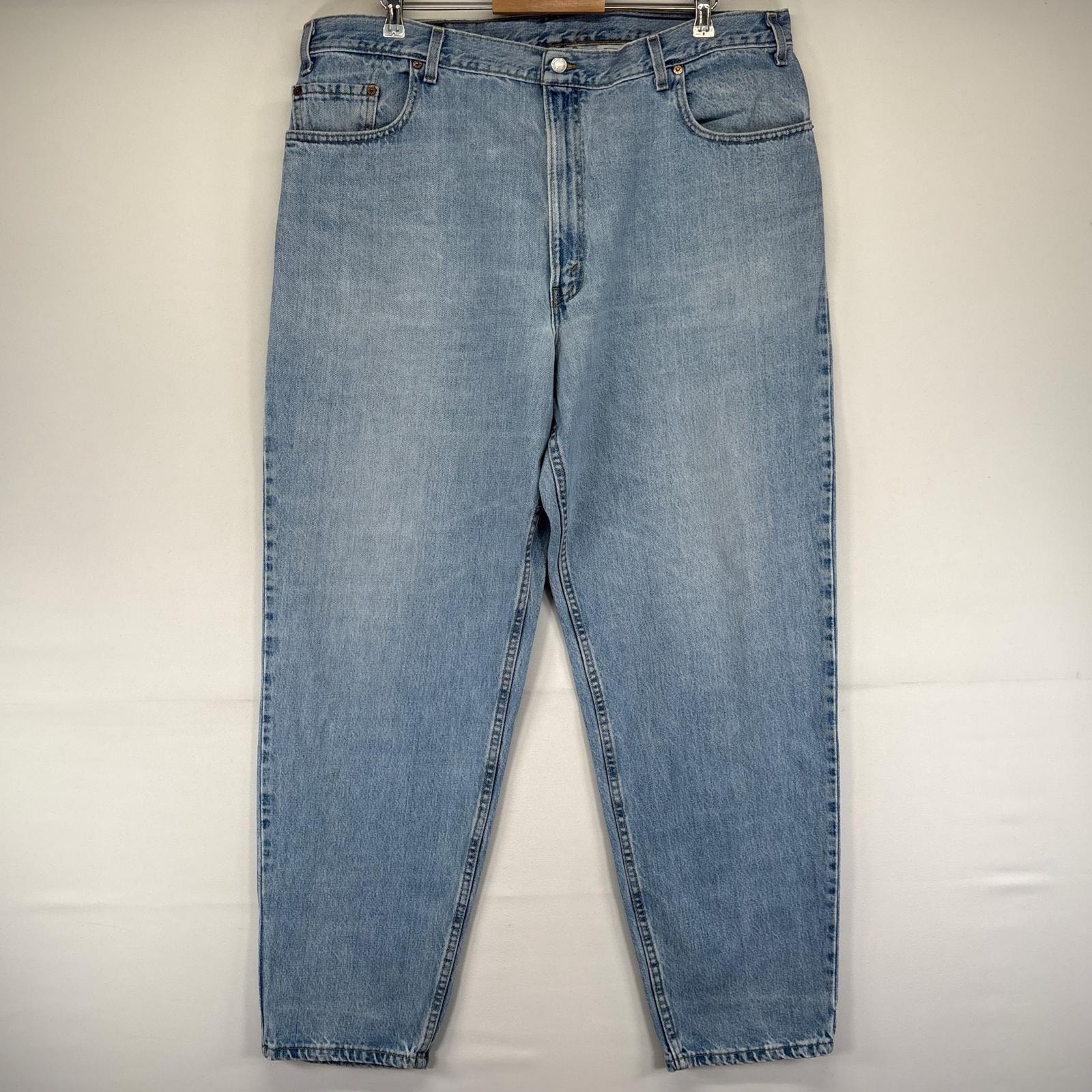 古着 90's/90年代 リーバイス Levi's USA製 デニム パンツ 560 ジーパン テーパード バギー W42 L32  ブルー系 メンズ