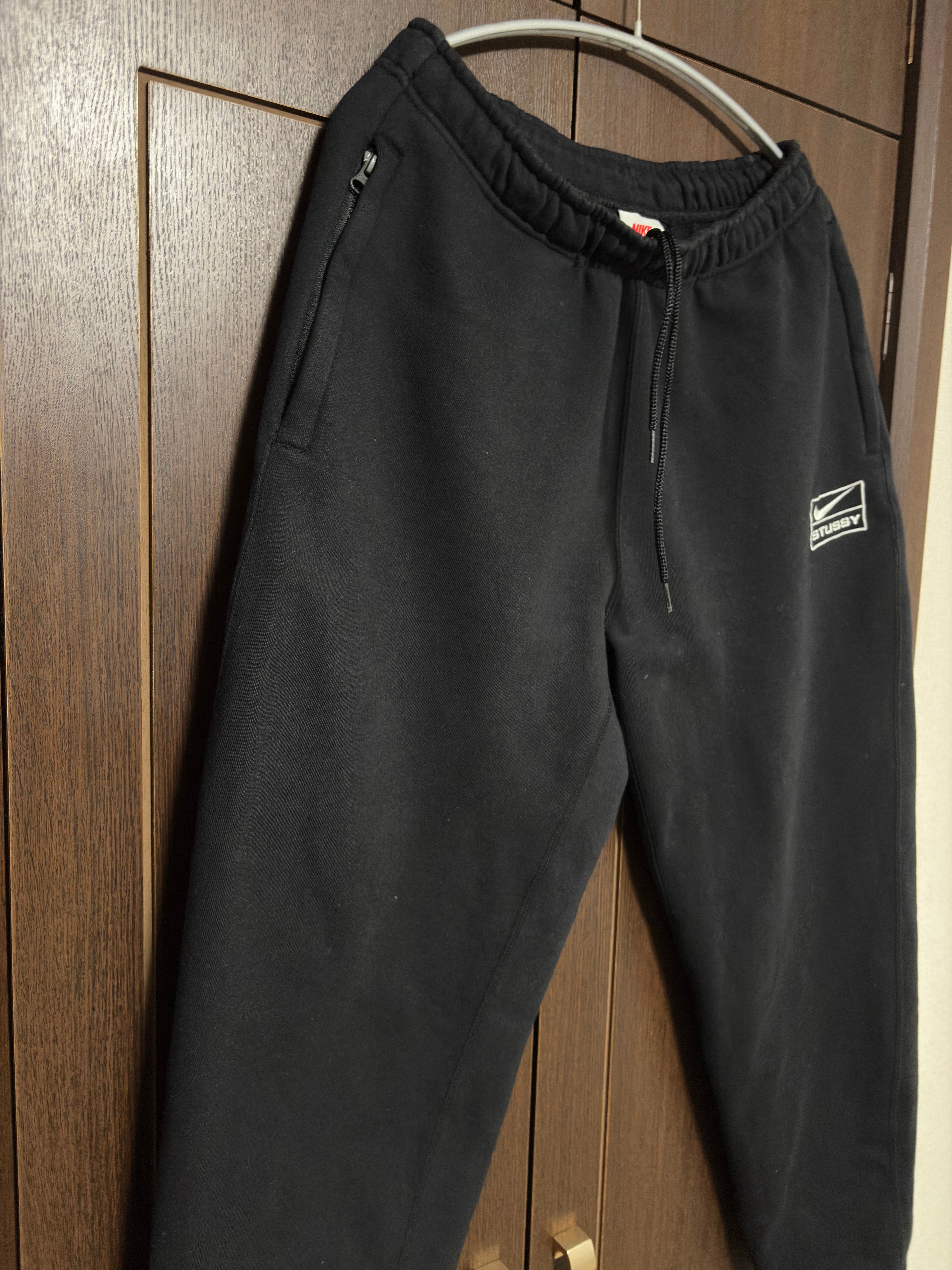 Stussy × Nike NRG Washed Fleece Pant (US Size) "Black" DN4030-010