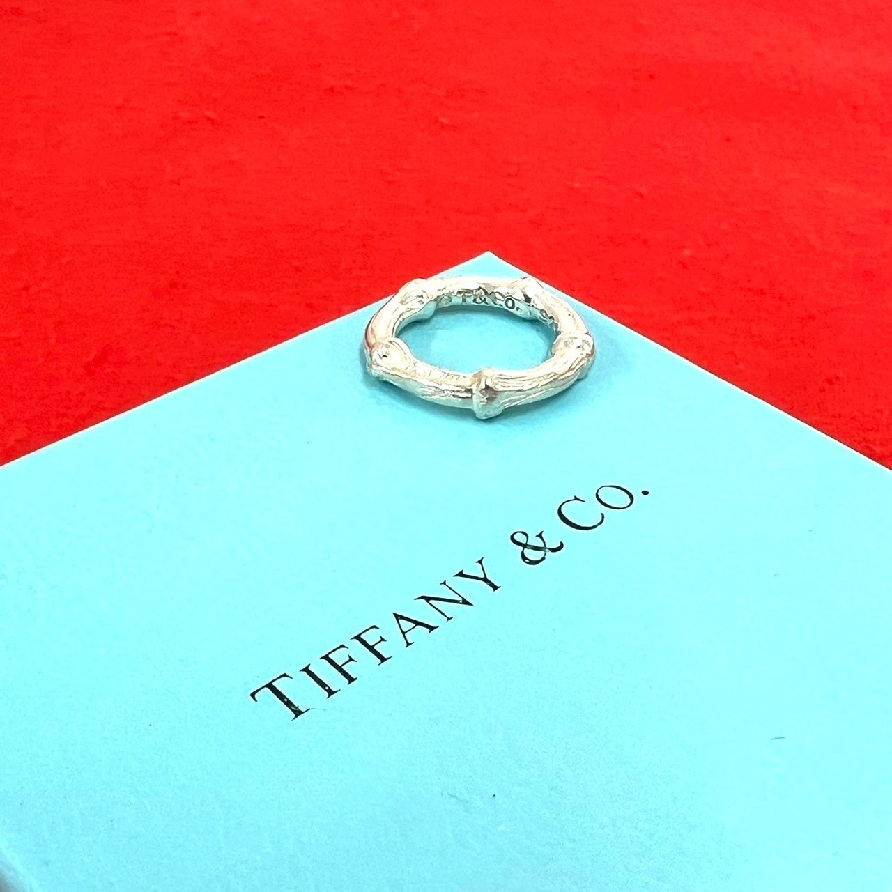 TIFFANY&Co. ティファニー バンブー リング シルバー925 リング・指輪 4号 シルバー
 41728