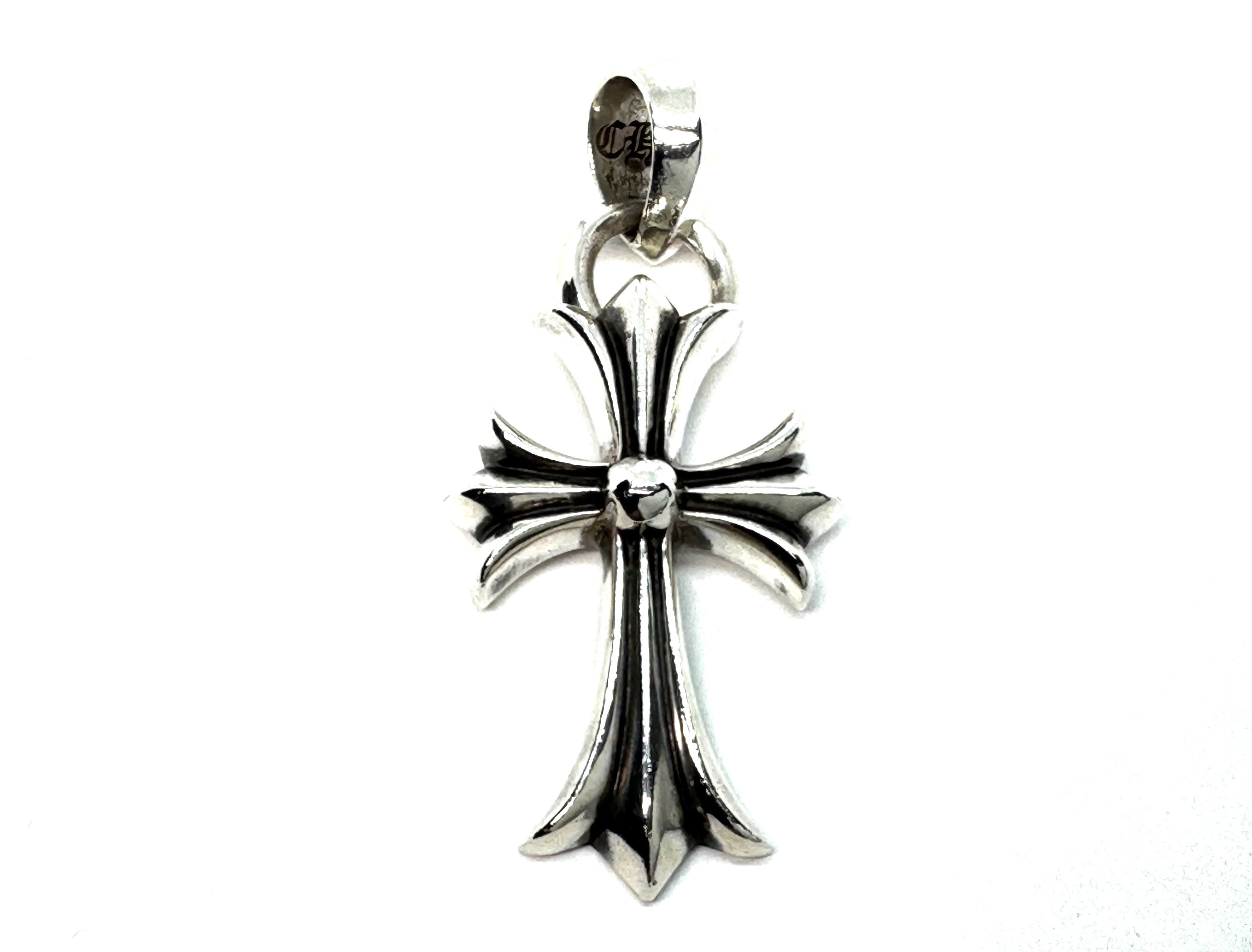 Chrome Hearts CH Cross Pendant Small / Plain Bail "Silver"