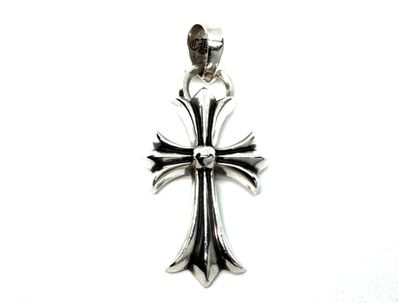 Chrome Hearts CH Cross Pendant Small / Plain Bail "Silver"