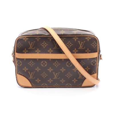 ルイ・ヴィトン LOUIS VUITTON トロカデロ27 ショルダーバッグ バッグ PVCコーティングキャンバス レザー モノグラム レディース ブラウン系 M51274 【中古】