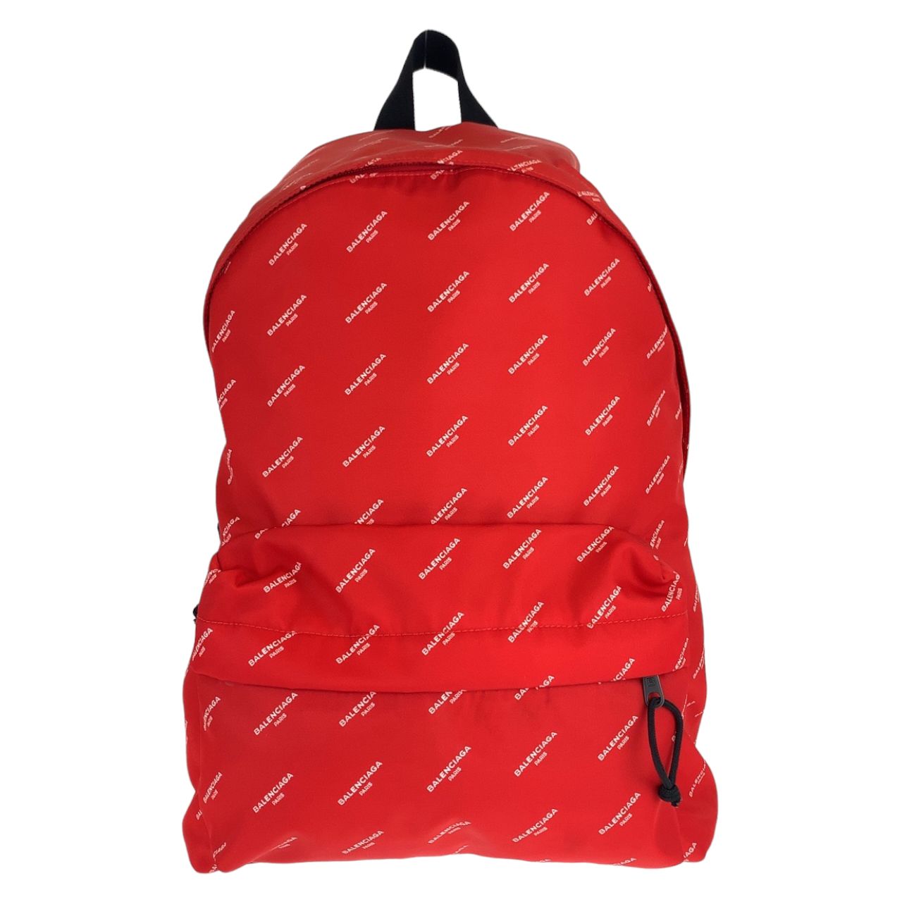 美品 BALENCIAGA バレンシアガ エクスプローラー レッド ブラック ナイロン バックパック リュックサック メンズ 504543 【中古】