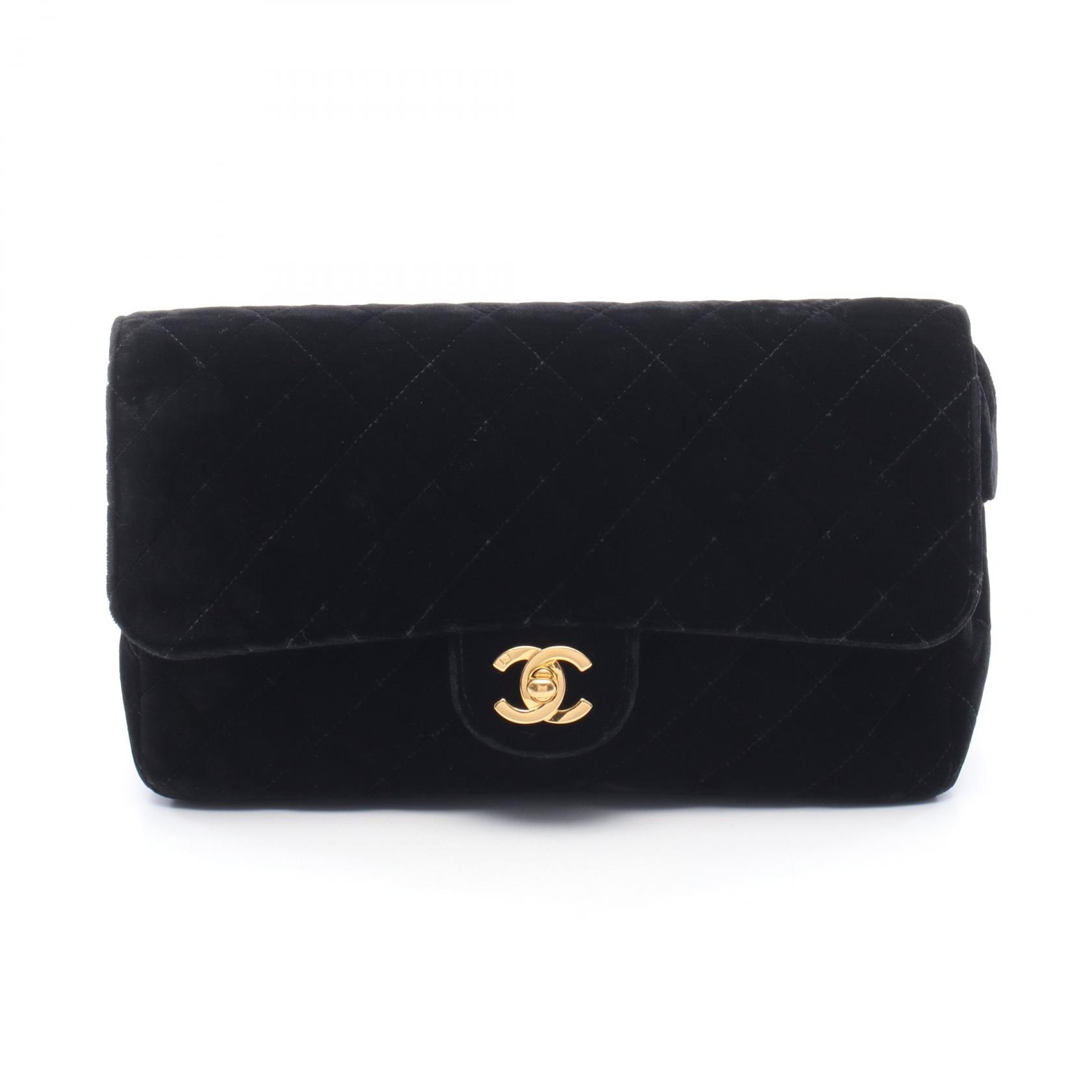 シャネル CHANEL マトラッセ リュックサック バックパック バッグ ファブリック レディース ブラック系 【中古】