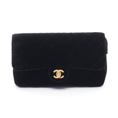シャネル CHANEL マトラッセ リュックサック バックパック バッグ ファブリック レディース ブラック系 【中古】