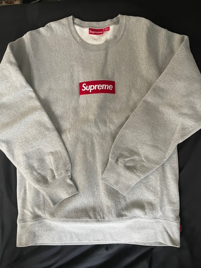 Supreme Box Logo Crewneck "Grey" (15FW)