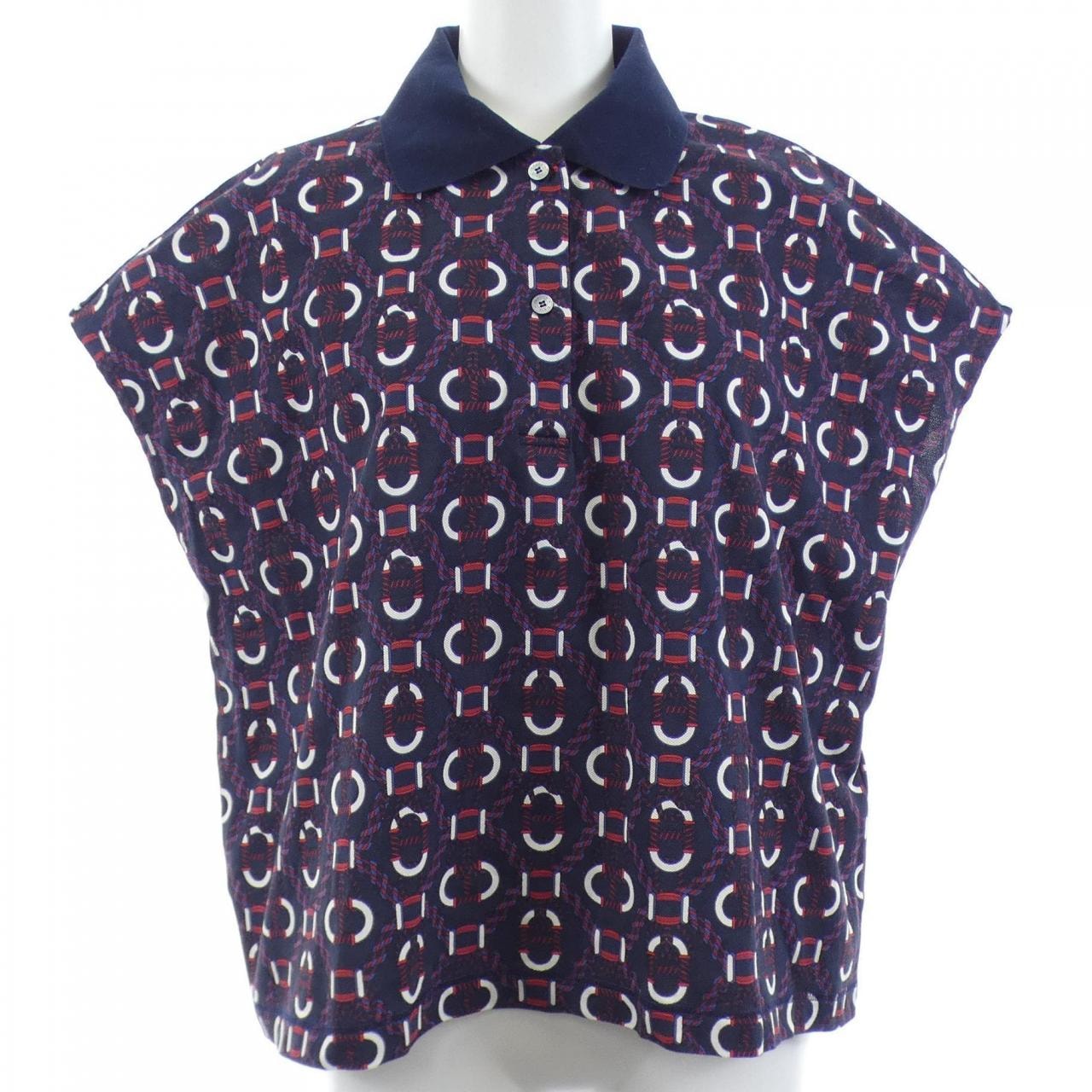 エルメス HERMES カノエ 3E4602DB ポロシャツ