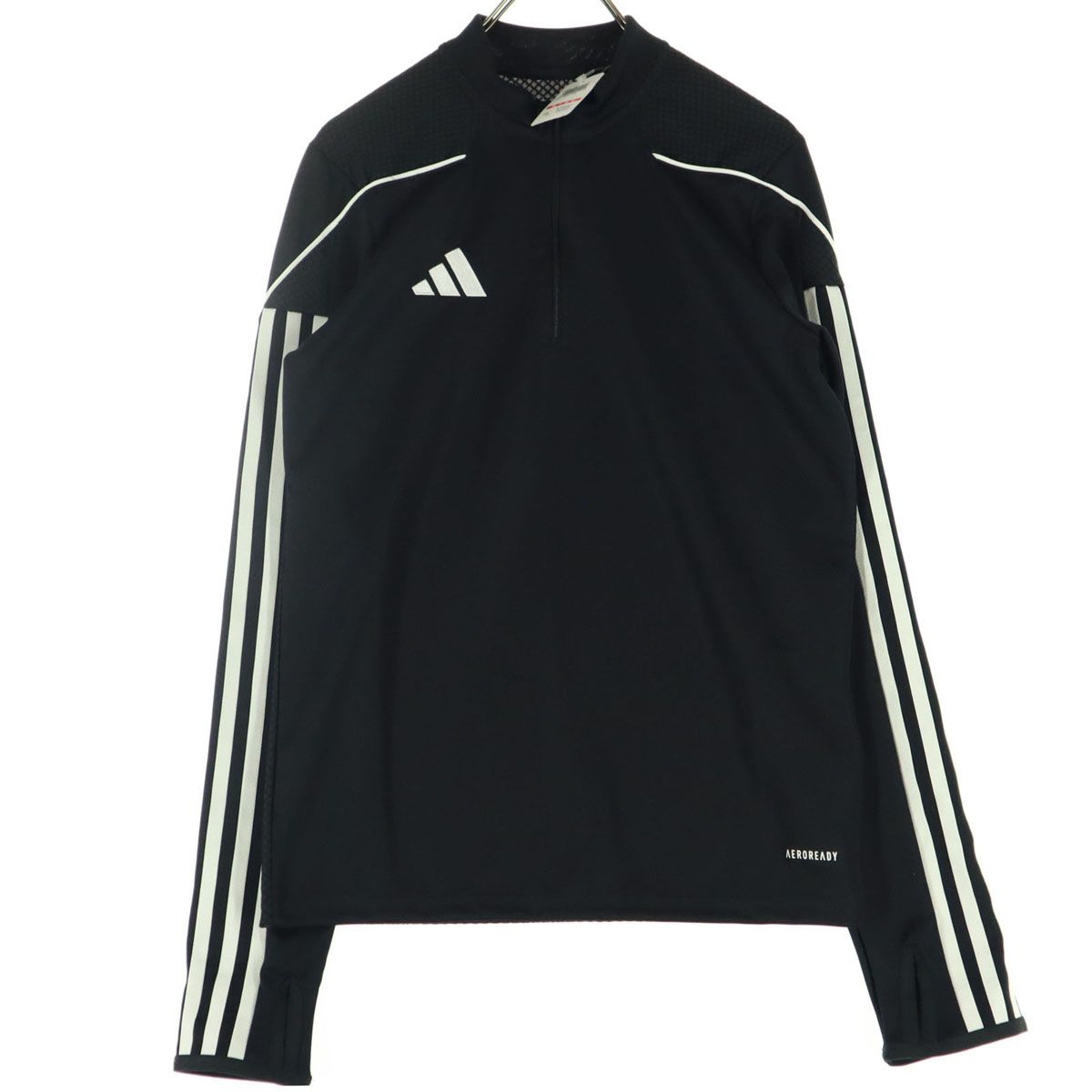 未使用 adidas 長袖 ハーフジップ スウェット