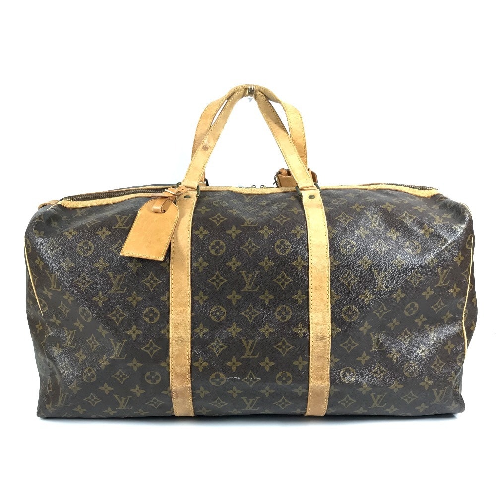 ルイヴィトン LOUIS VUITTON サックスープル 55 サックスープル55 M41622 モノグラム 旅行バッグ ハンドバッグ トラベルバッグ ボストンバッグ モノグラムキャンバス ブラウン