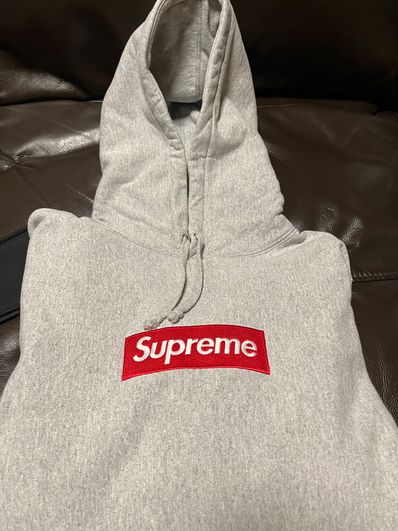 Supreme Box Logo Hooded Sweatshirt "Charcoal" (21FW)