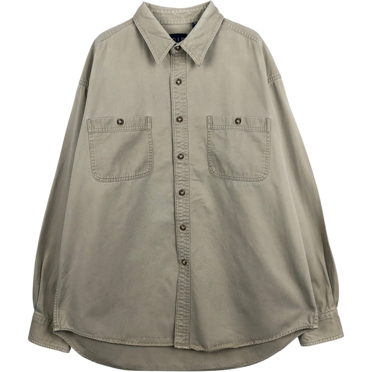 古着 90年代 ギャップ GAP オールドギャップ 長袖 コットンシャツ メンズXL相当 ヴィンテージ/eaa676856