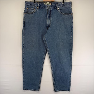 古着 リーバイス Levi's デニム パンツ 550 5ポケット テーパード ジーパン 大きいサイズ ジップフライ w40 L32 ブルー系 メンズ