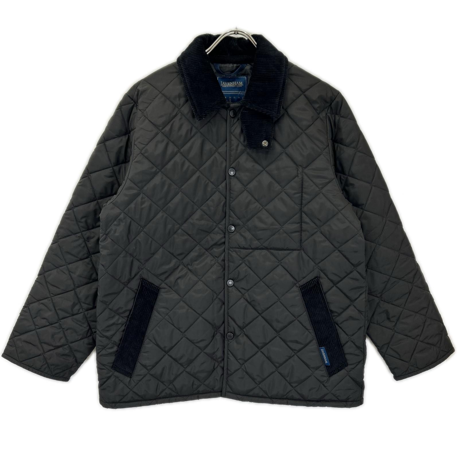 ラベンハム LV12146F44 セーブルブラック イギリス製 DENHAM キルティング ジャケット 38