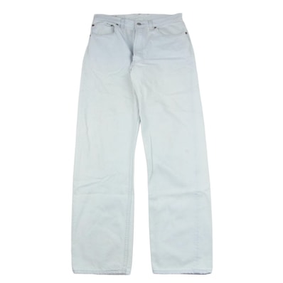 Levi's リーバイス デニムパンツ USA製 ボタン裏553 ヴィンテージ ボタンフライ デニム パンツ ライトブルー系 W34L32【中古】