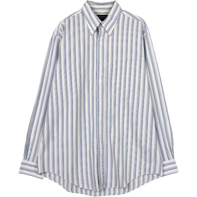 古着 ブルックスブラザーズ Brooks Brothers ESTABLISHED 1818 シアサッカー 長袖 ボタンダウンストライプシャツ メンズM相当/eaa666727 【中古】 【260914】/eaa666727