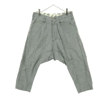 BEN DAVIS ベンデイビス ギンガムチェック柄 サルエル パンツ W30 ブラック