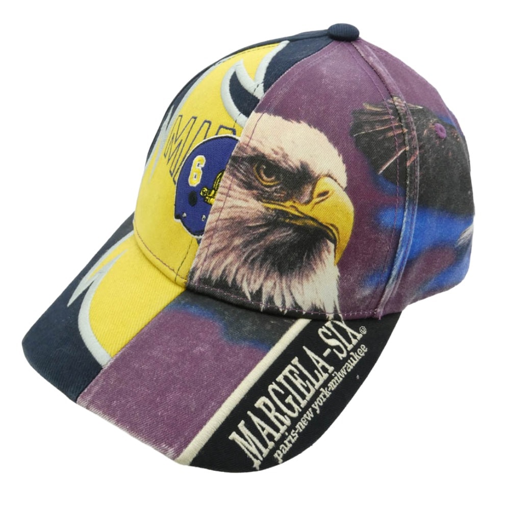 Supreme シュプリーム 26SS × MM6 Maison Margiela Split 6-Panel エムエムシックス メゾンマルジェラ スプリット シックスパネル 総柄 キャップ 帽子 マルチカラー系【中古】
