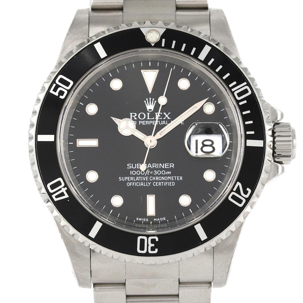 【ノーメンテナンス還元価格】ロレックス サブマリーナーデイト 16610. SS 自動巻 A番