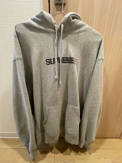 Supreme Motion Logo Hooded Sweatshirt "Heather Grey" (23SS)