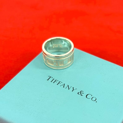 TIFFANY&Co. ティファニー アトラスワイド リング シルバー925 リング・指輪 15号 シルバー
49530