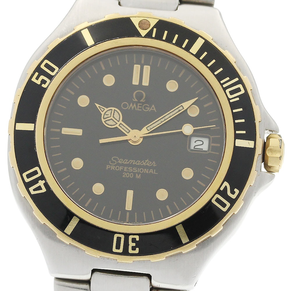 オメガ シーマスター200 YGベゼル クォーツ メンズ 【中古】